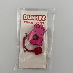 Dunkin DunQueens Pink‎ Limited Edition Straw Topper Sealed